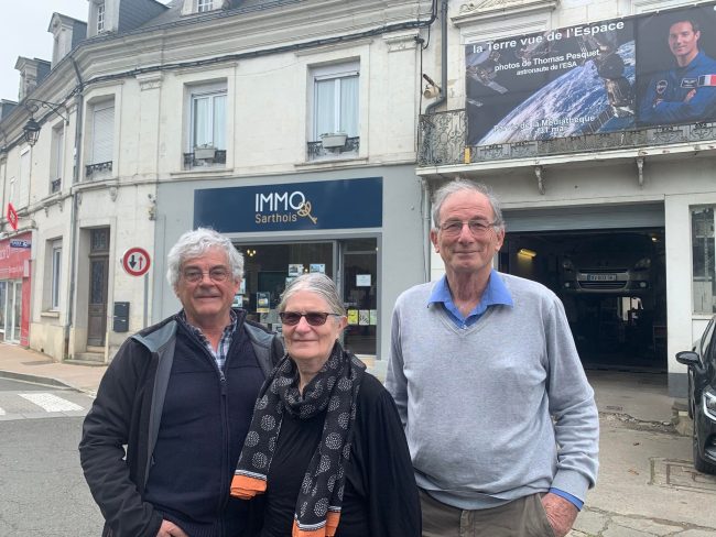 Francis Coulon, Jeanne Renard et Marc Blachère.