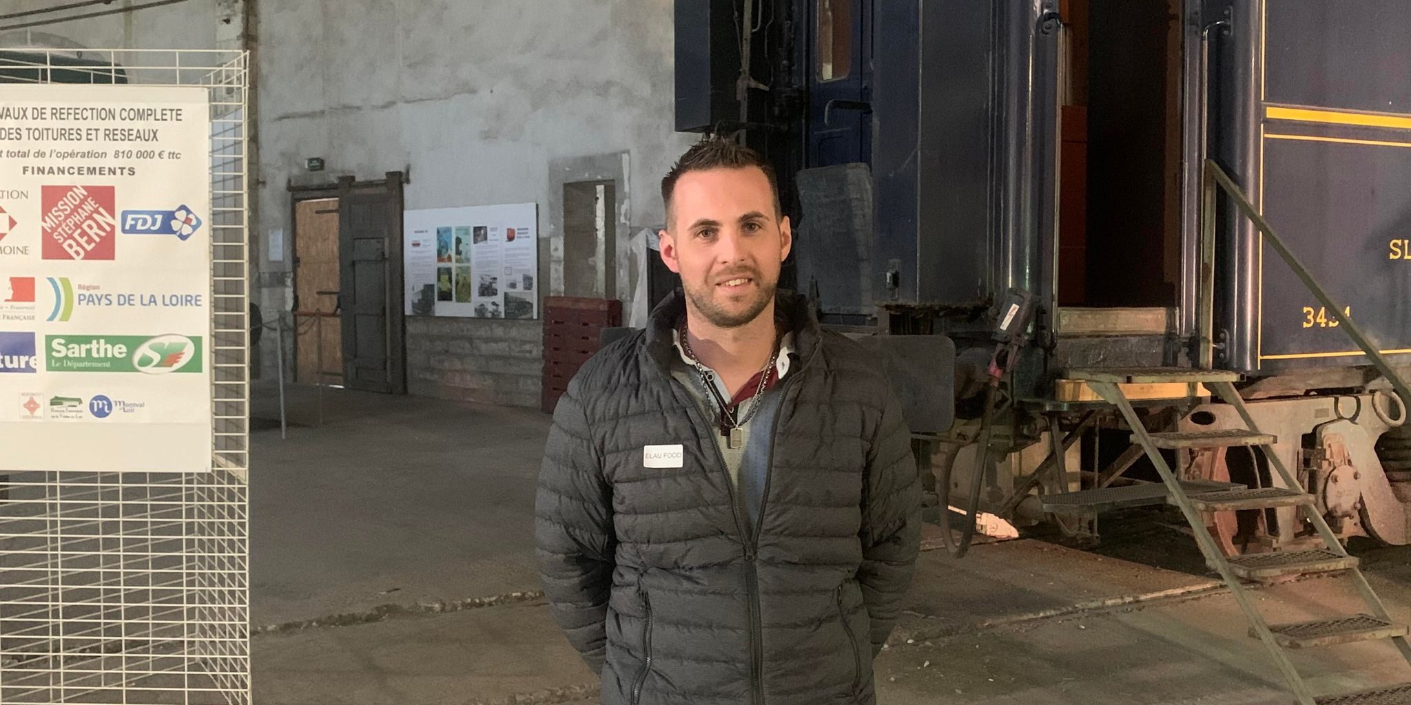 Aurélien Kabaklija est président de l'association des commerçants et artisans du bassin montvalois depuis mai 2022.