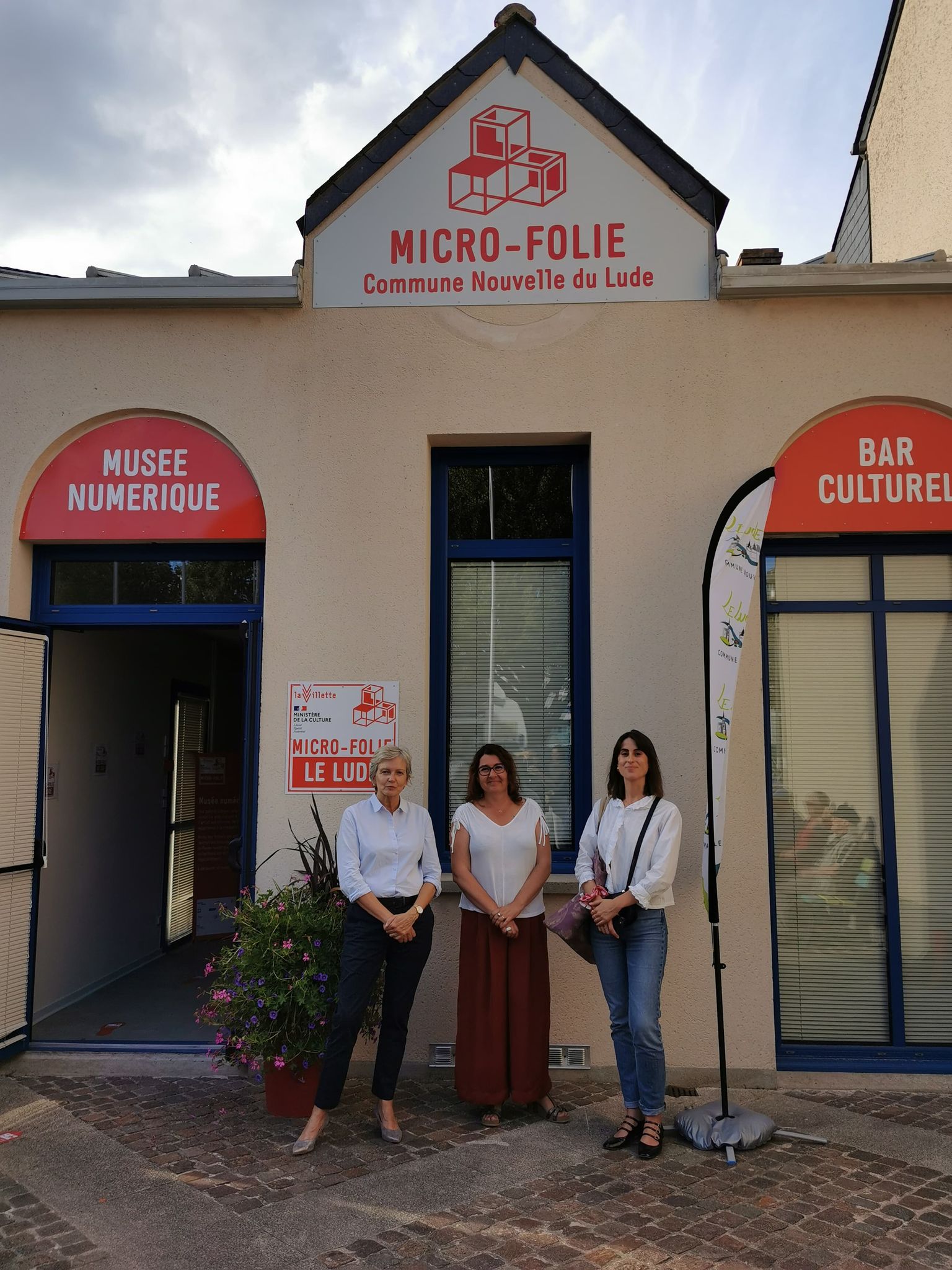 De g. à dr. Véronique Ortet, Béatrice Latouche et Noémie Guez.