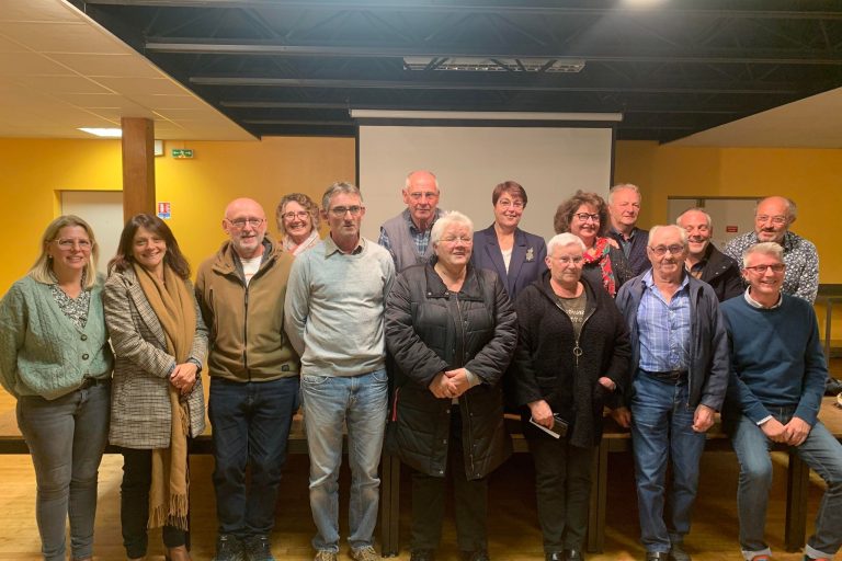 Le comité de pilotage du comice agricole cantonale de Château-du-Loir, organisé à Vouvray-sur-Loir, en 2023.