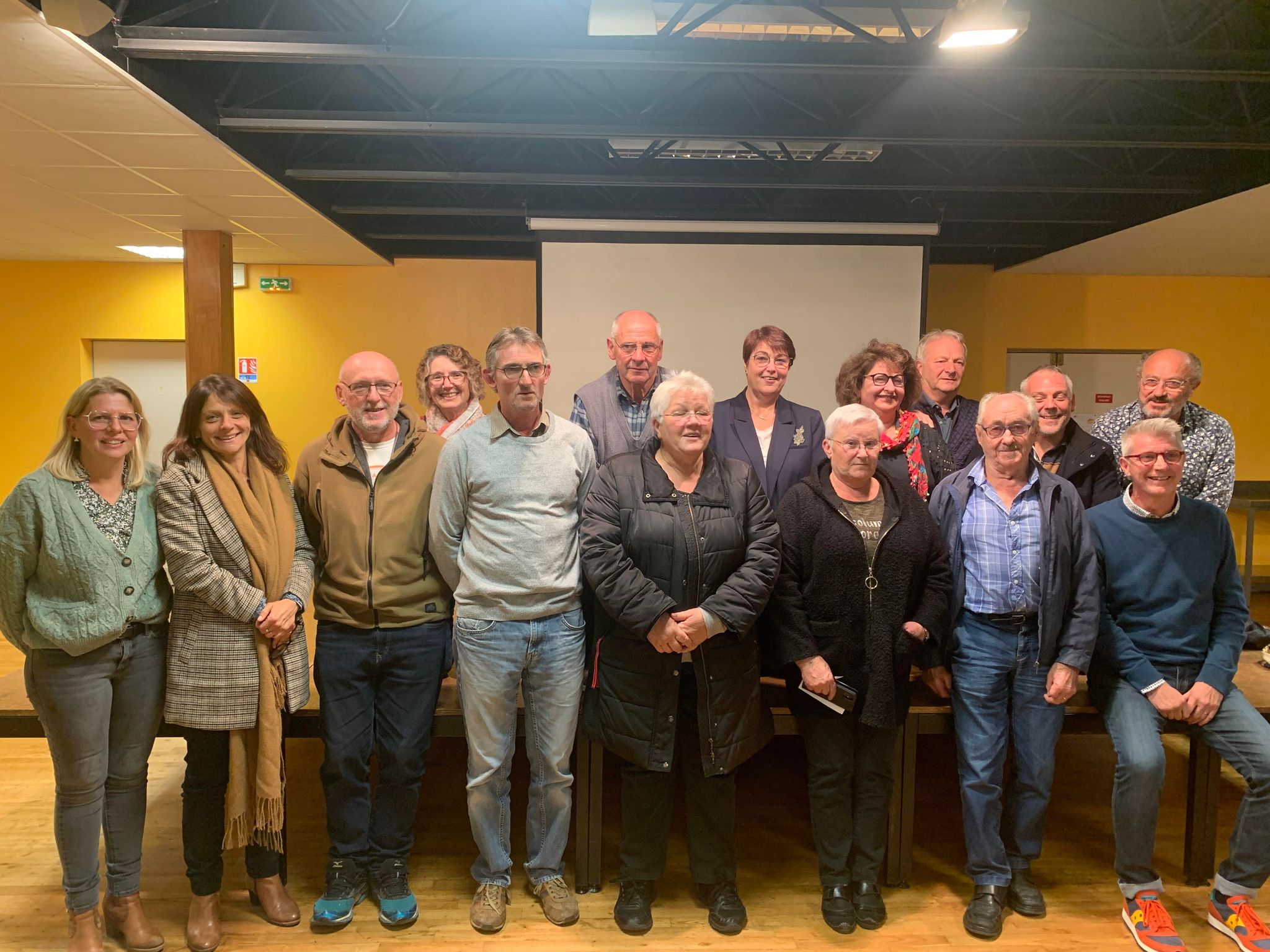 Le comité de pilotage du comice agricole cantonale de Château-du-Loir, organisé à Vouvray-sur-Loir, en 2023.